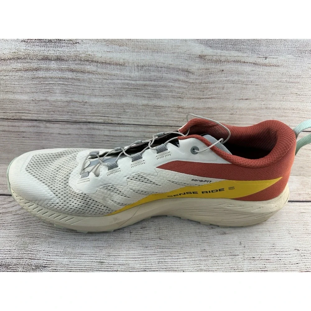 Salomon Sense Ride 5 MENS RAINY DAY / HOT SAUCE / FREESIA US 14